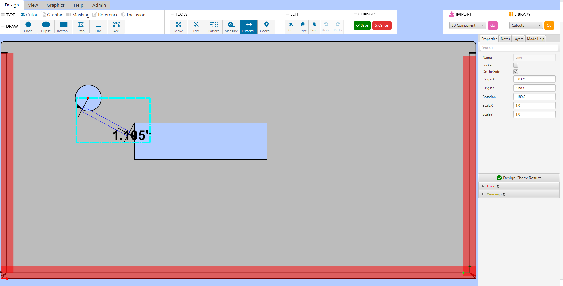 Measure and display the distance between two points.PNG