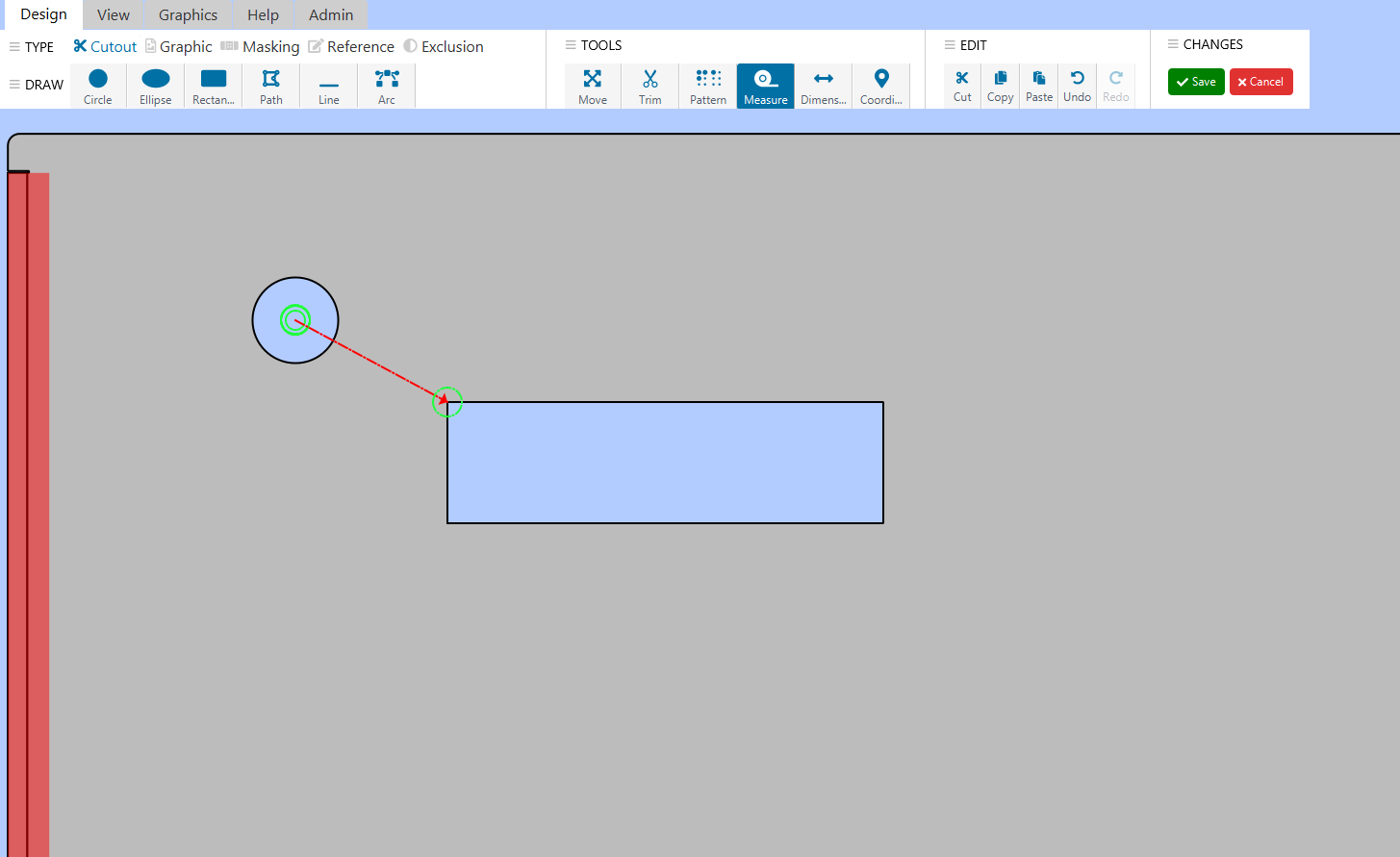 Measure Tool initial selection of objects.PNG