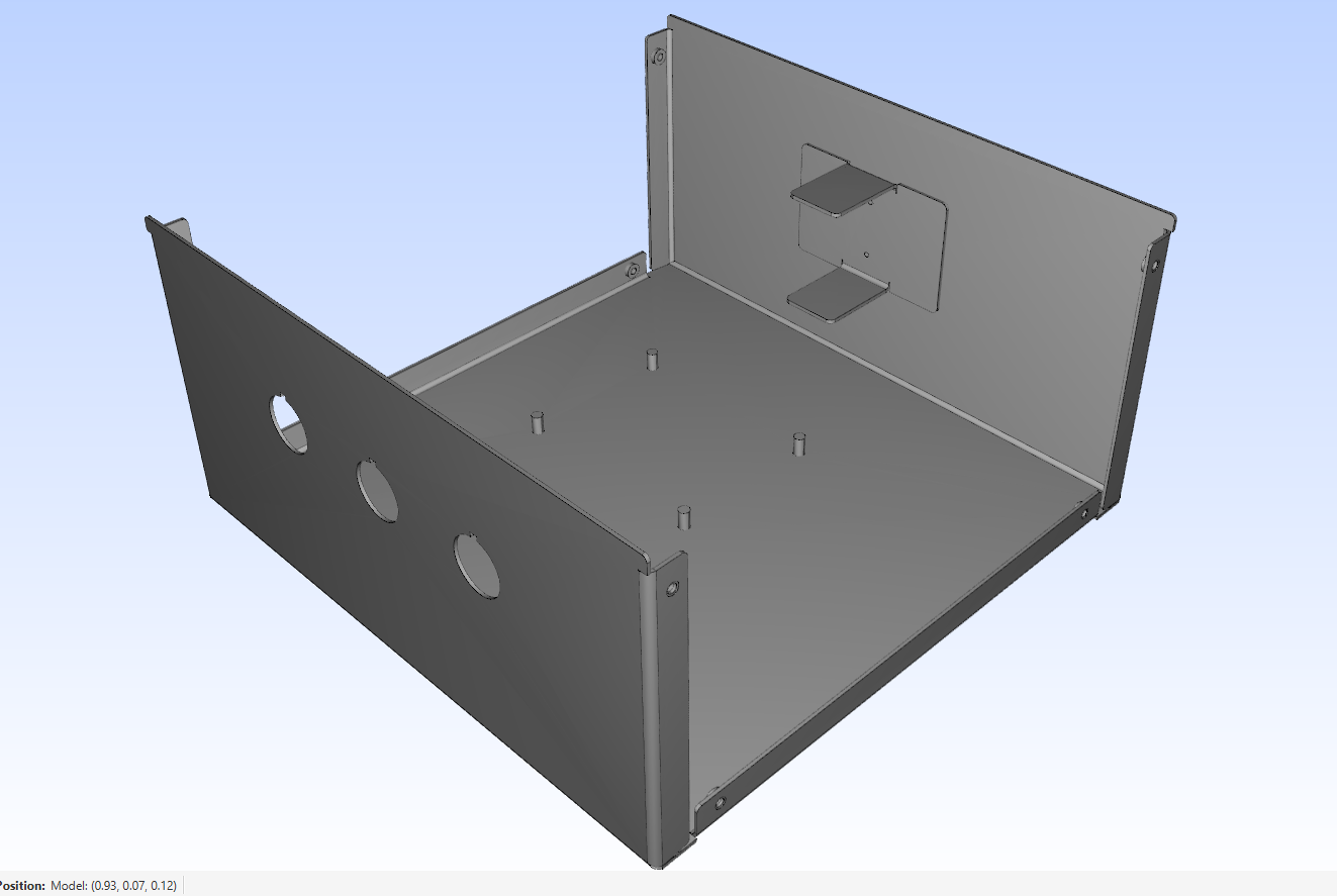 Sub assembly flanged bracket in 3D viewer.PNG
