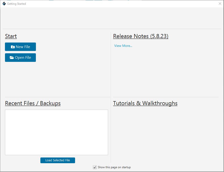 2 - Start New File - Creating your enclosure Quick Start.JPG