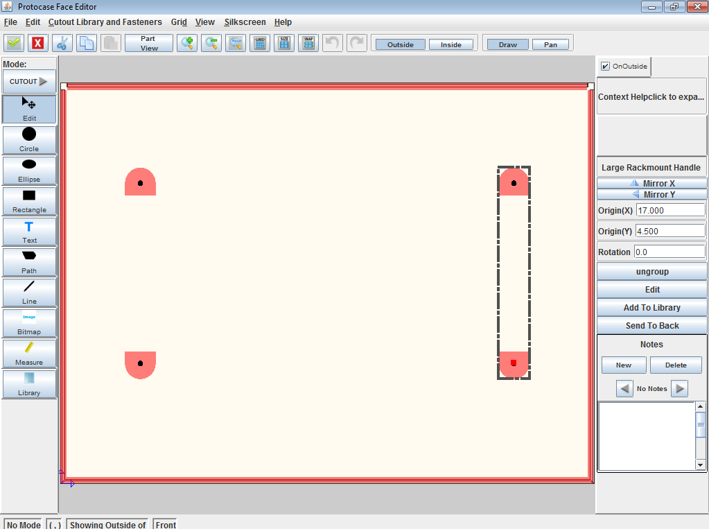 Placing handles